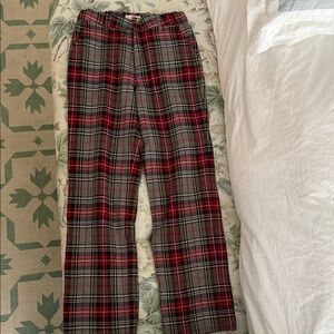 The Beaufort Bonnet Company Red and Black Plaid Boys Pants